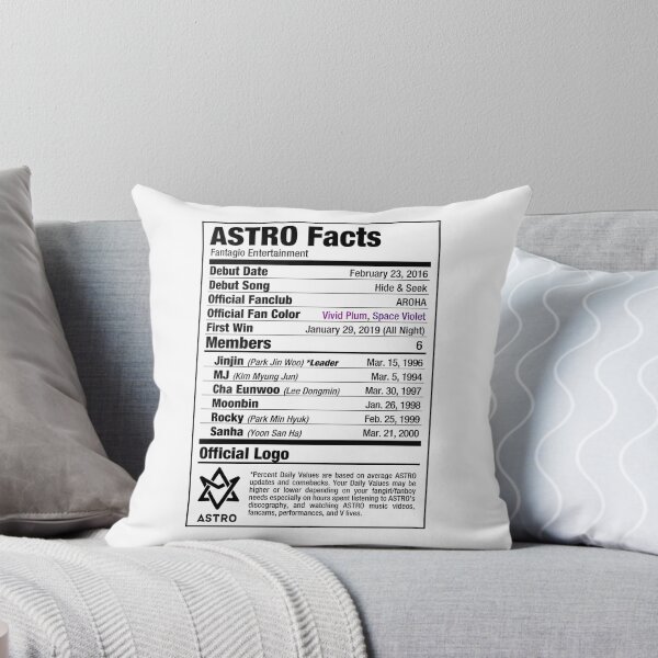 Item preview, ASTRO Kpop Nutritional Facts designed and sold by skeletonvenus.