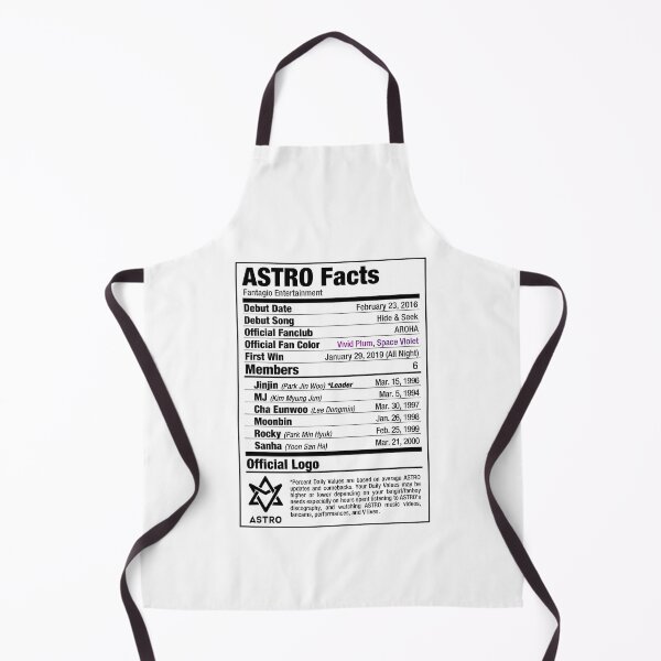 Item preview, ASTRO Kpop Nutritional Facts designed and sold by skeletonvenus.