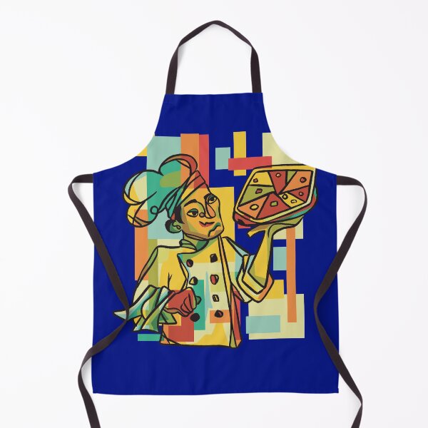 Item preview, Cubistic Pizza Chef Professional Pizzeria Art designed and sold by Piztees.