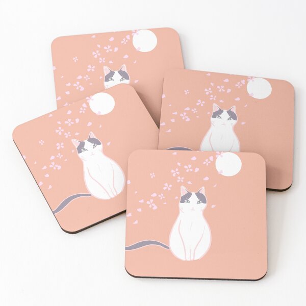 Item preview, Cat and Cherry Blossoms  designed and sold by pet-persona.