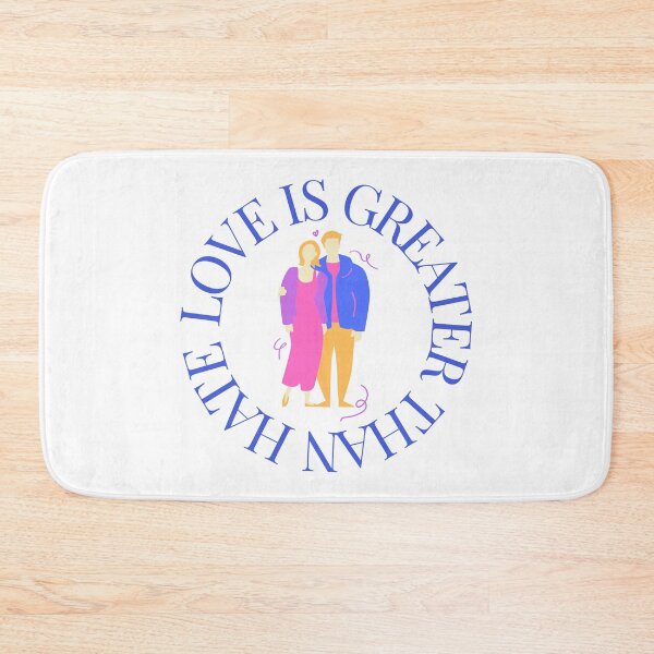 Item preview, LOVE IS GREATER THAN HATE Design designed and sold by LevelUpMerch.