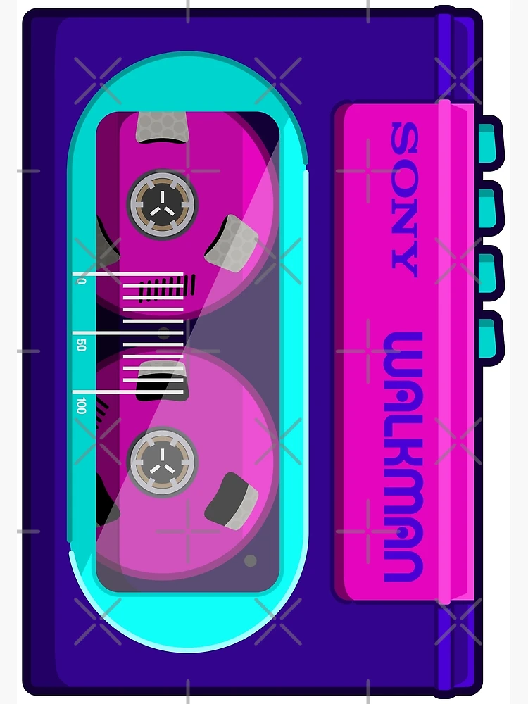 swinging popsicleサイン色紙 Sony Music Retro Yellow WM-F5 Walkman Pop Art Print — Ian Viggars
