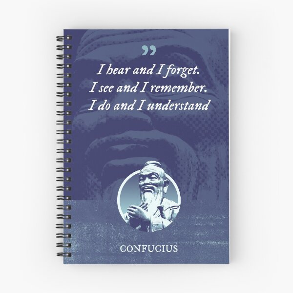 Item preview, Confucius - I hear and I forget. I see and I remember. I do and I understand designed and sold by Syahrasi.