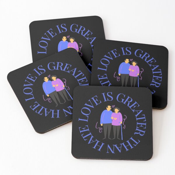 Item preview, LOVE IS GREATER THAN HATE Design designed and sold by LevelUpMerch.
