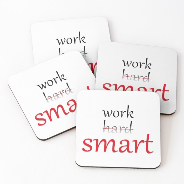 Item preview, Work smart not hard designed and sold by CSouissi.