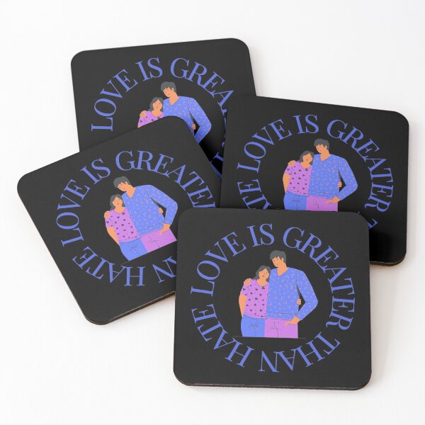 Item preview, LOVE IS GREATER THAN HATE Design designed and sold by LevelUpMerch.