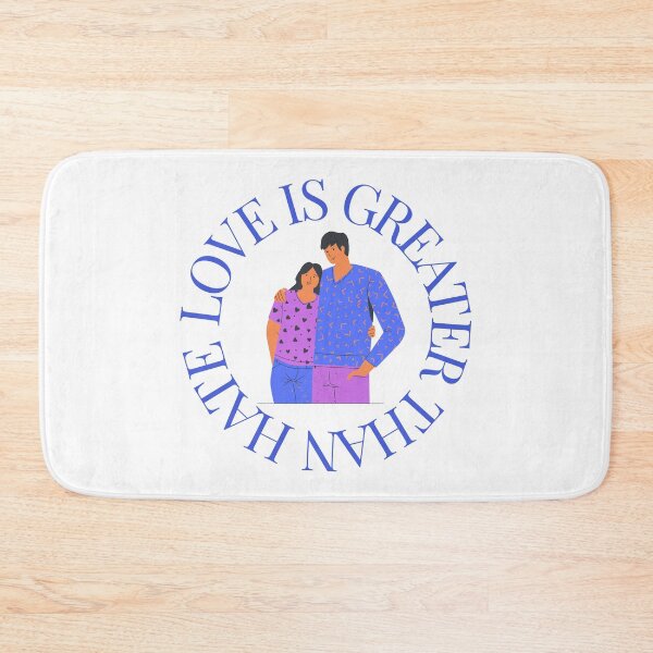 Item preview, LOVE IS GREATER THAN HATE Design designed and sold by LevelUpMerch.