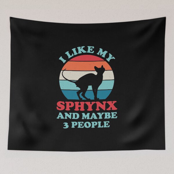 Item preview, Funny Sphynx Cat designed and sold by artworkbyrihen.