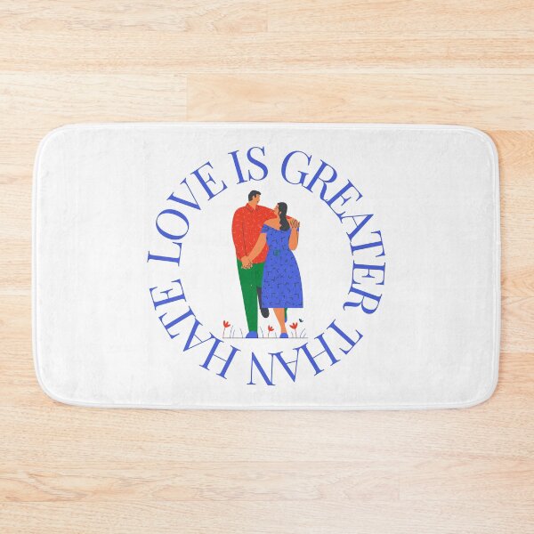 Item preview, LOVE IS GREATER THAN HATE Design designed and sold by LevelUpMerch.