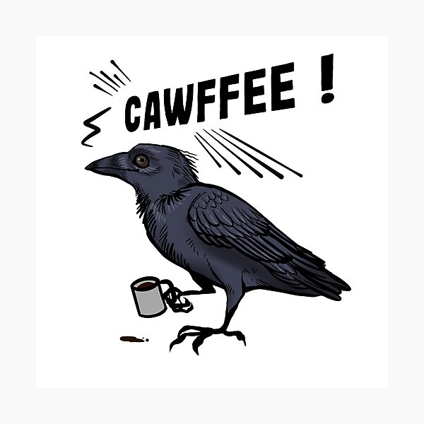 Item preview, But first, CAWFFEE! designed and sold by Petcetera.
