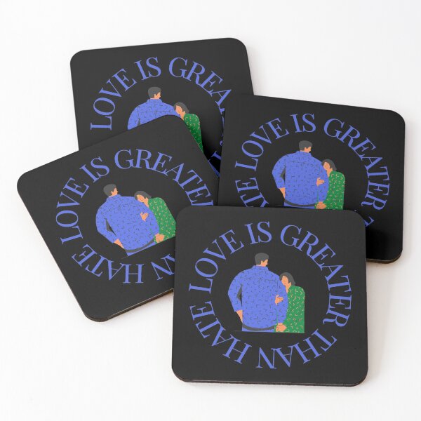 Item preview, LOVE IS GREATER THAN HATE Design designed and sold by LevelUpMerch.