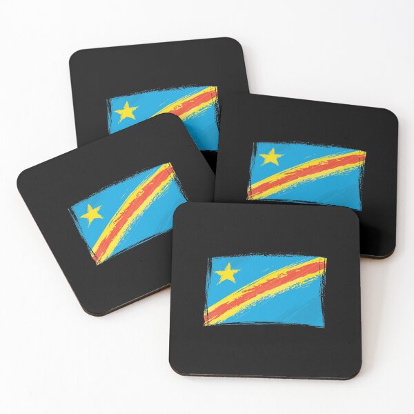 Item preview, the Democratic Republic of the Congo coat of arms flag  designed and sold by Original1977.