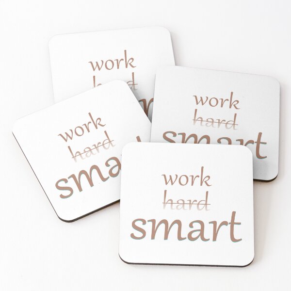 Item preview, Work smart not hard designed and sold by CSouissi.