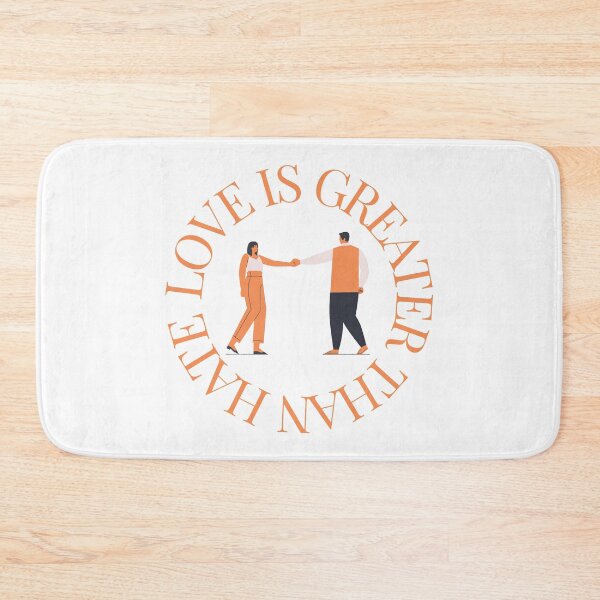 Item preview, LOVE IS GREATER THAN HATE Design designed and sold by LevelUpMerch.