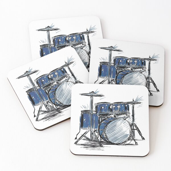 Item preview, Drums Sketch Music Lover designed and sold by Piztees.