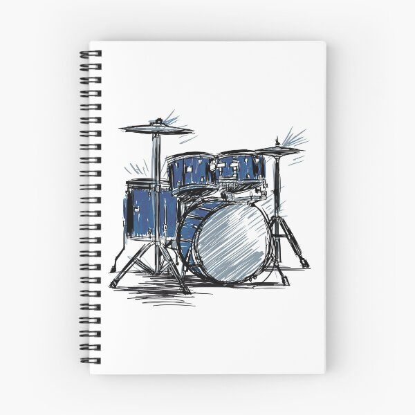 Item preview, Drums Sketch Music Lover designed and sold by Piztees.