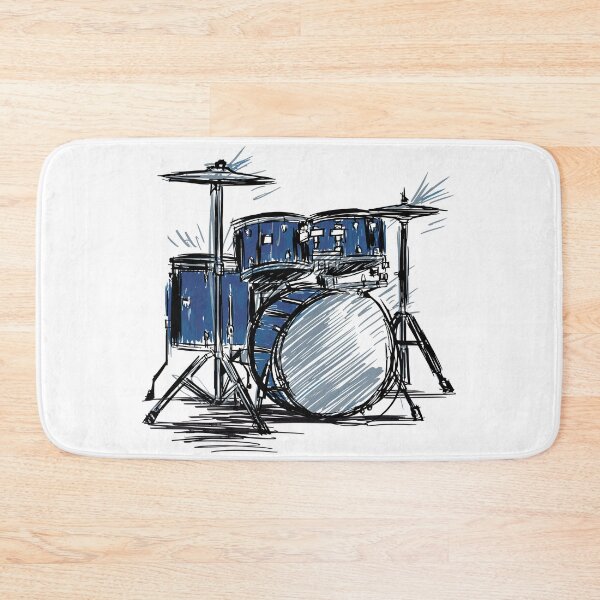 Item preview, Drums Sketch Music Lover designed and sold by Piztees.
