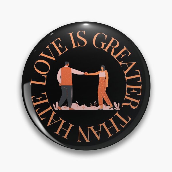 Item preview, LOVE IS GREATER THAN HATE Design designed and sold by LevelUpMerch.