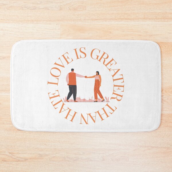 Item preview, LOVE IS GREATER THAN HATE Design designed and sold by LevelUpMerch.
