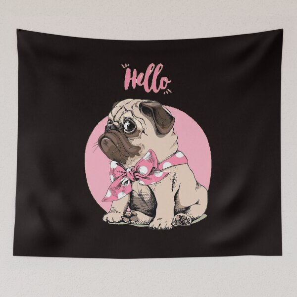 Item preview, Hallo Sweaty Pug designed and sold by Haidary.