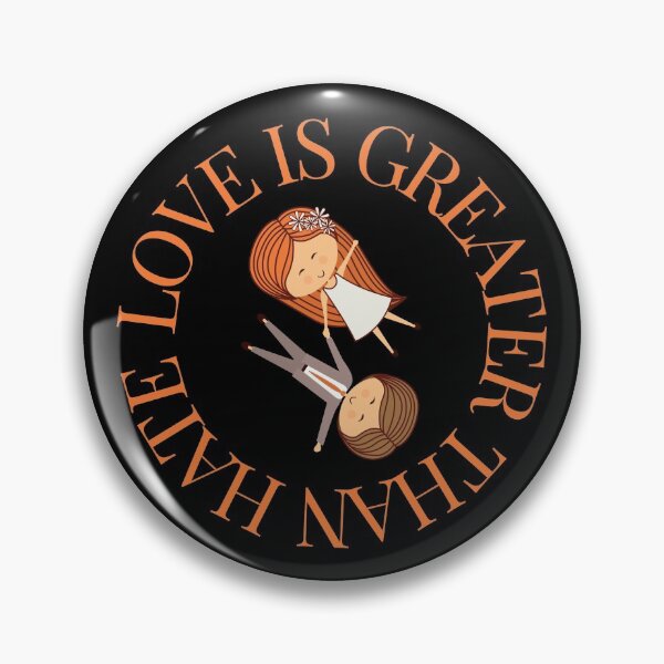 Item preview, LOVE IS GREATER THAN HATE Design designed and sold by LevelUpMerch.