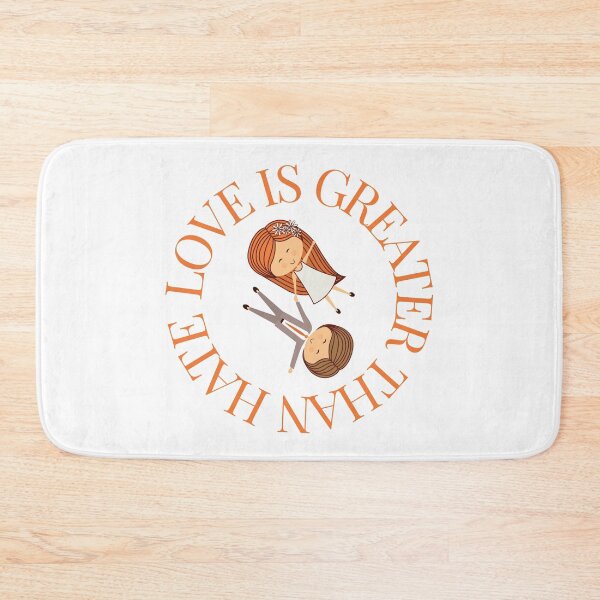 Item preview, LOVE IS GREATER THAN HATE Design designed and sold by LevelUpMerch.