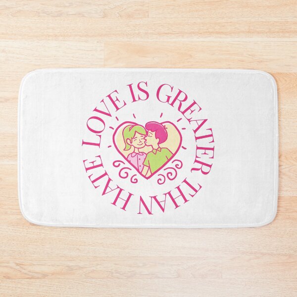 Item preview, LOVE IS GREATER THAN HATE Design designed and sold by LevelUpMerch.