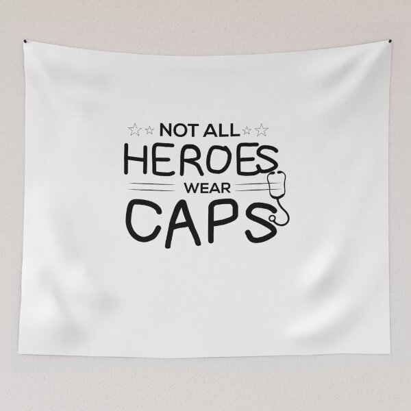 Item preview, Not heroes wear caps designed and sold by beoubeou.