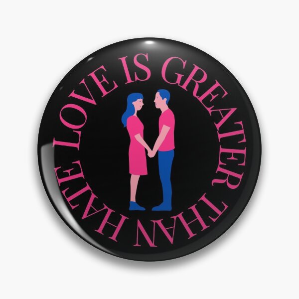 Item preview, LOVE IS GREATER THAN HATE Design designed and sold by LevelUpMerch.