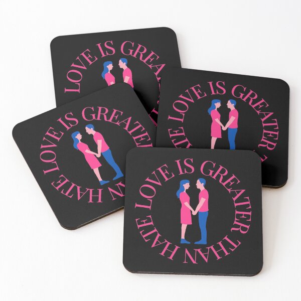 Item preview, LOVE IS GREATER THAN HATE Design designed and sold by LevelUpMerch.