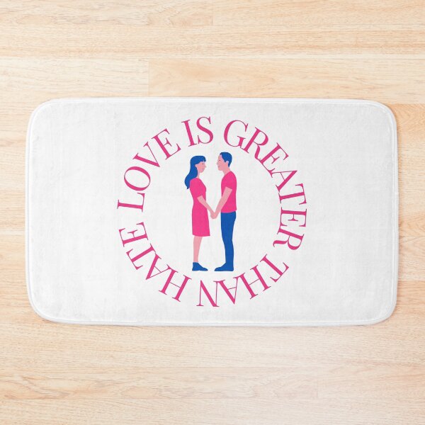 Item preview, LOVE IS GREATER THAN HATE Design designed and sold by LevelUpMerch.