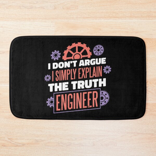 Item preview, Engineer quote I explain the truth designed and sold by Piztees.