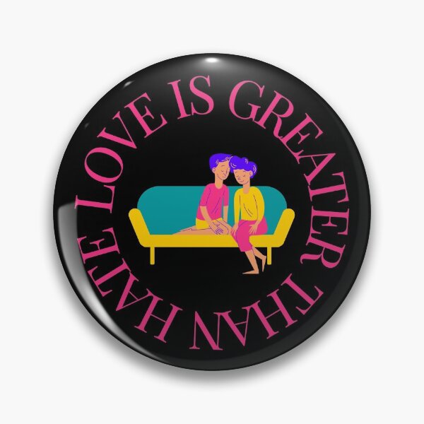 Item preview, LOVE IS GREATER THAN HATE Design designed and sold by LevelUpMerch.