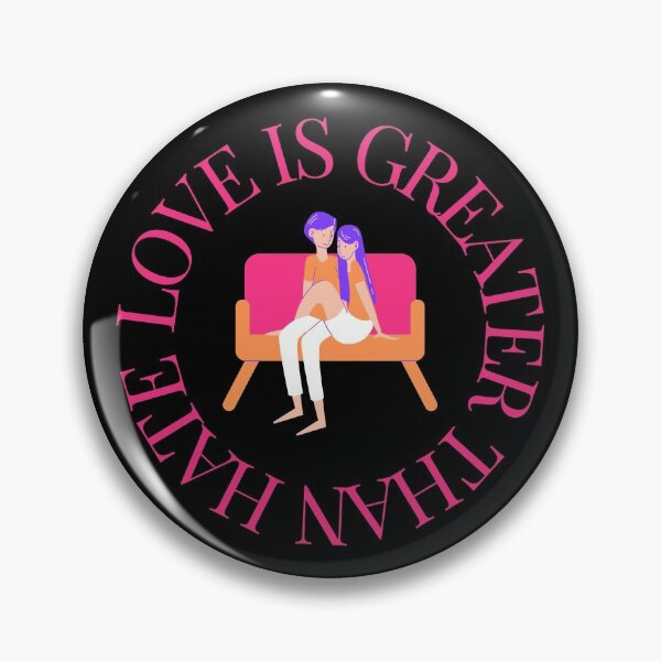 Item preview, LOVE IS GREATER THAN HATE Design designed and sold by LevelUpMerch.