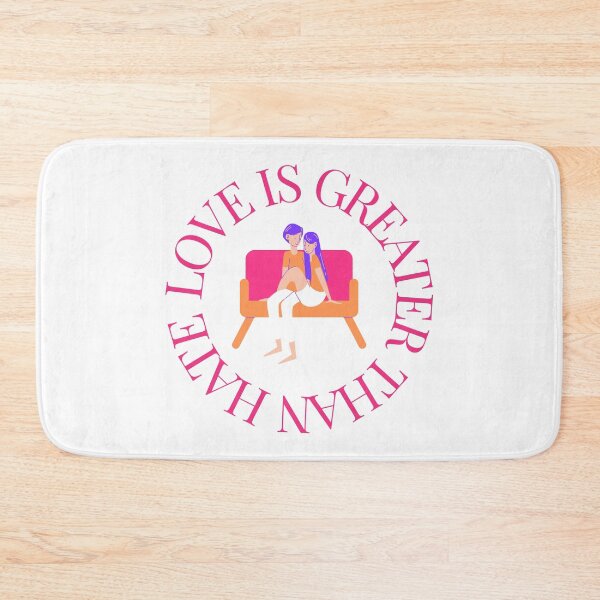 Item preview, LOVE IS GREATER THAN HATE Design designed and sold by LevelUpMerch.
