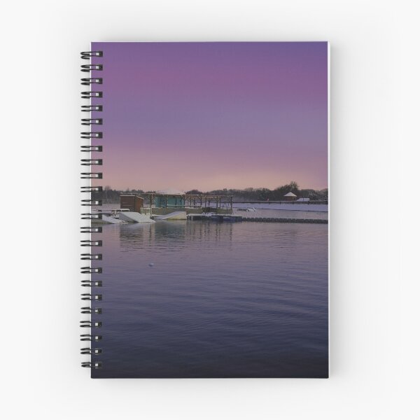 Item preview, Snowy Chasewater Water-ski Club At Sunrise designed and sold by rawshutterbug.