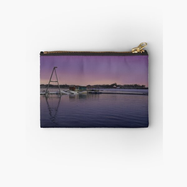 Item preview, Snowy Chasewater Water-ski Club At Sunrise designed and sold by rawshutterbug.