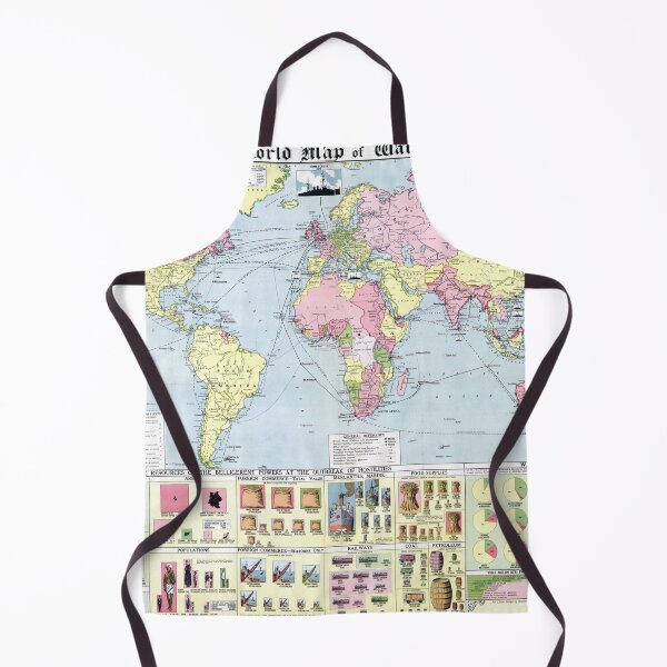 Item preview, Daily Mail World Map of War and Commerce designed and sold by redoARTstore.