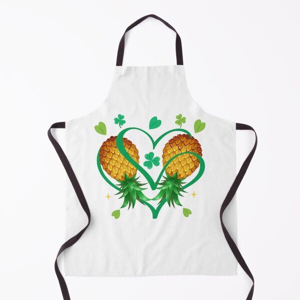 Item preview, Lucky Couple Swinger Upside Down Pineapple with Heart designed and sold by LemoBoy.