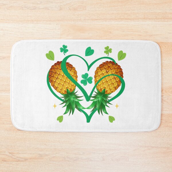 Item preview, Lucky Couple Swinger Upside Down Pineapple with Heart designed and sold by LemoBoy.