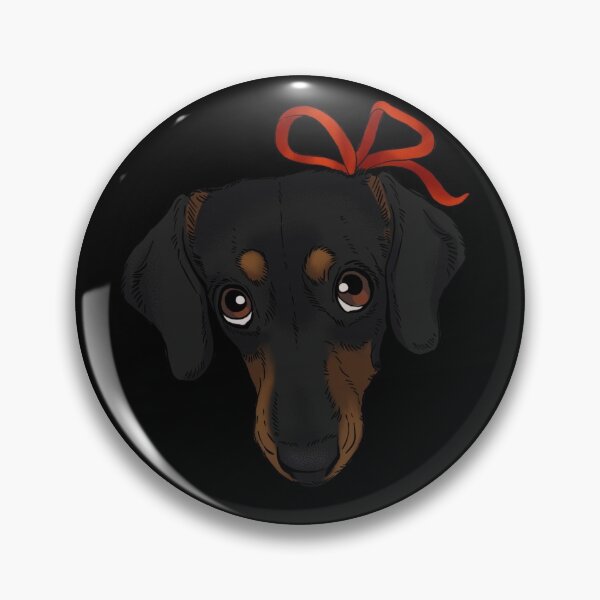 Item preview, Sweet Dachshund with ribbon designed and sold by Petcetera.