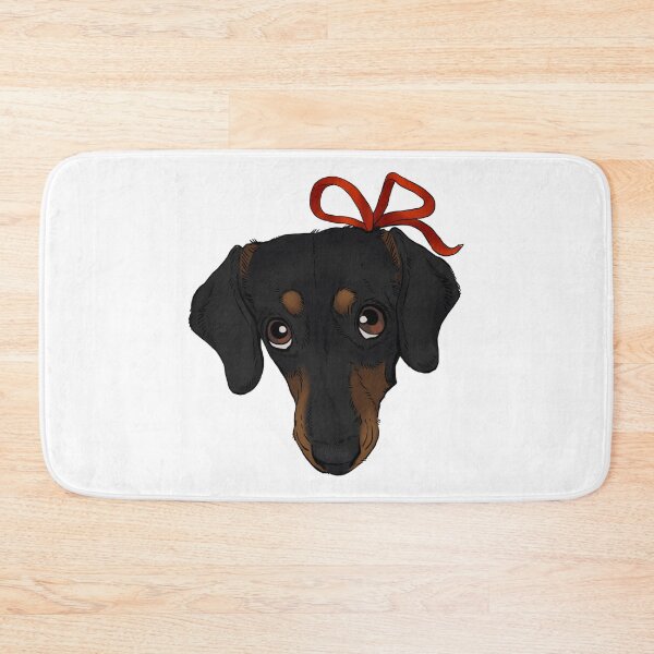 Item preview, Sweet Dachshund with ribbon designed and sold by Petcetera.