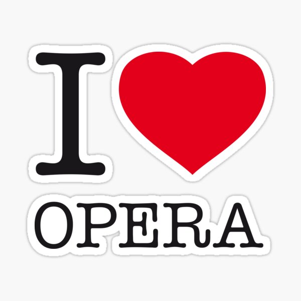 Item preview, I LOVE OPERA Theatre designed and sold by eyesblau.