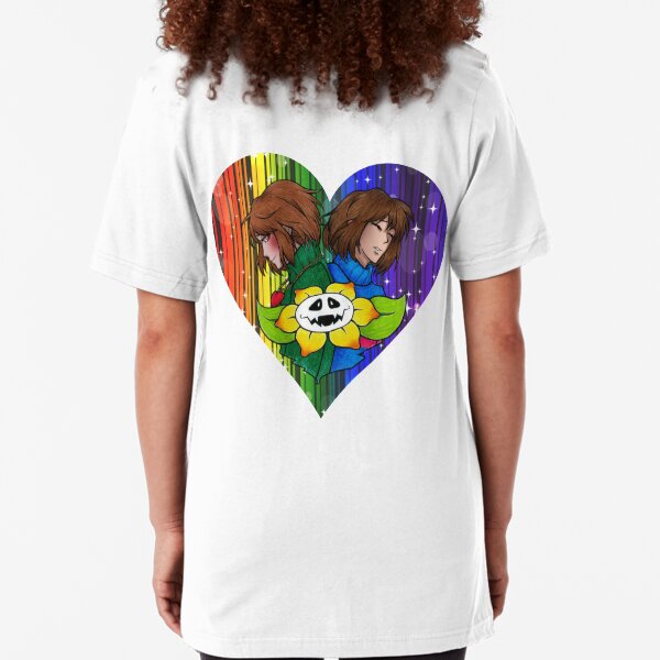 made with LOVE-Undertale Slim Fit T-Shirt