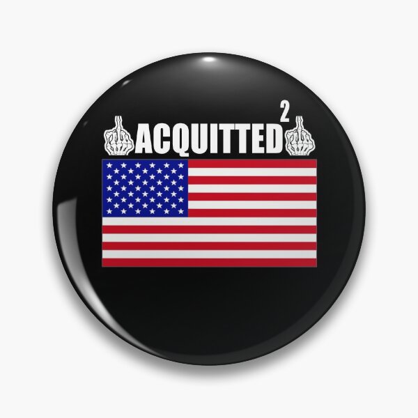 Item preview, President Acquitted Again Impeachment 2021 Trial Verdict American Flag designed and sold by Niishouseca.