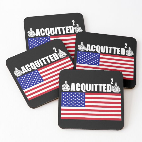 Item preview, President Acquitted Again Impeachment 2021 Trial Verdict American Flag designed and sold by Niishouseca.