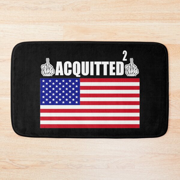 Item preview, President Acquitted Again Impeachment 2021 Trial Verdict American Flag designed and sold by Niishouseca.