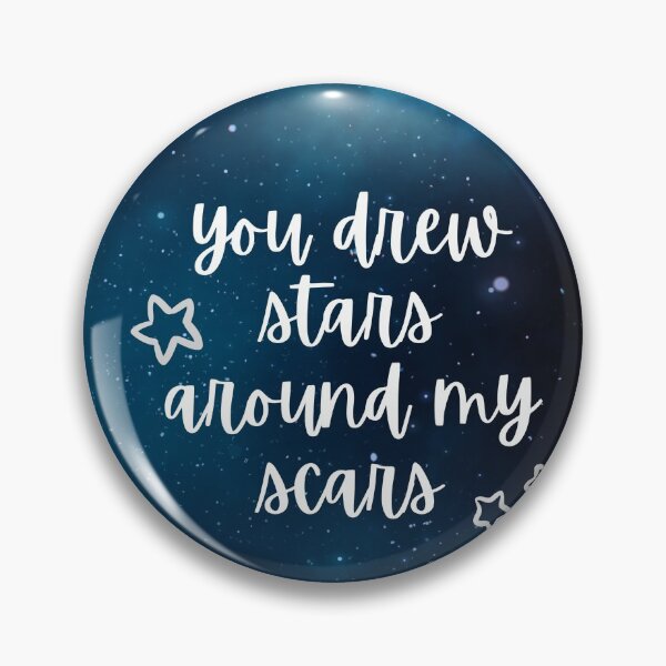 Aperçu de l'œuvre Tu as dessiné des étoiles autour de mes cicatrices Esthétique Taylor Swift créée et vendue par RainbowShoppe.