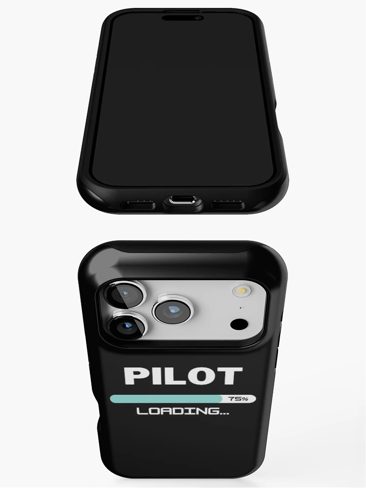 Thumbnail 3 of 4, iPhone Case, Future Pilot Loading In Progress designed and sold by livegood.