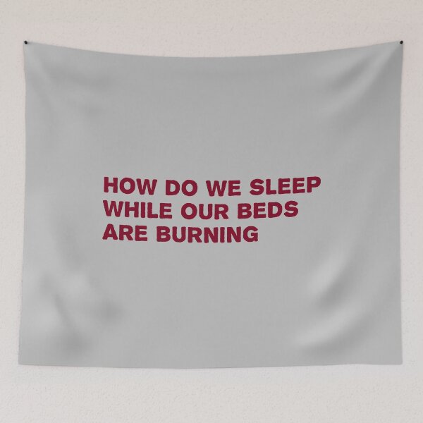 Item preview, Beds are Burning, burgundy designed and sold by perezzzoso.